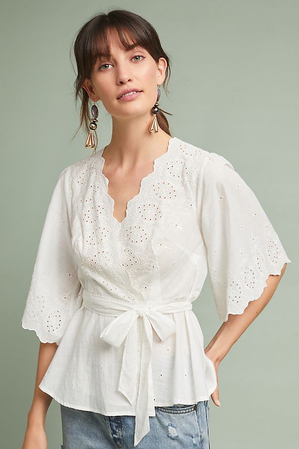 Slide View: 1: Loire Wrap Blouse
