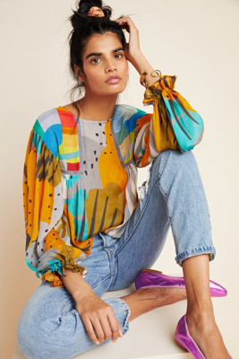 miranda peasant blouse