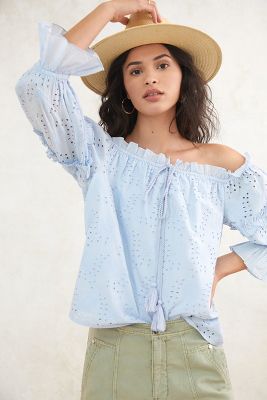 Anthropologie outlets Seen Worn Kept Eyelet Top