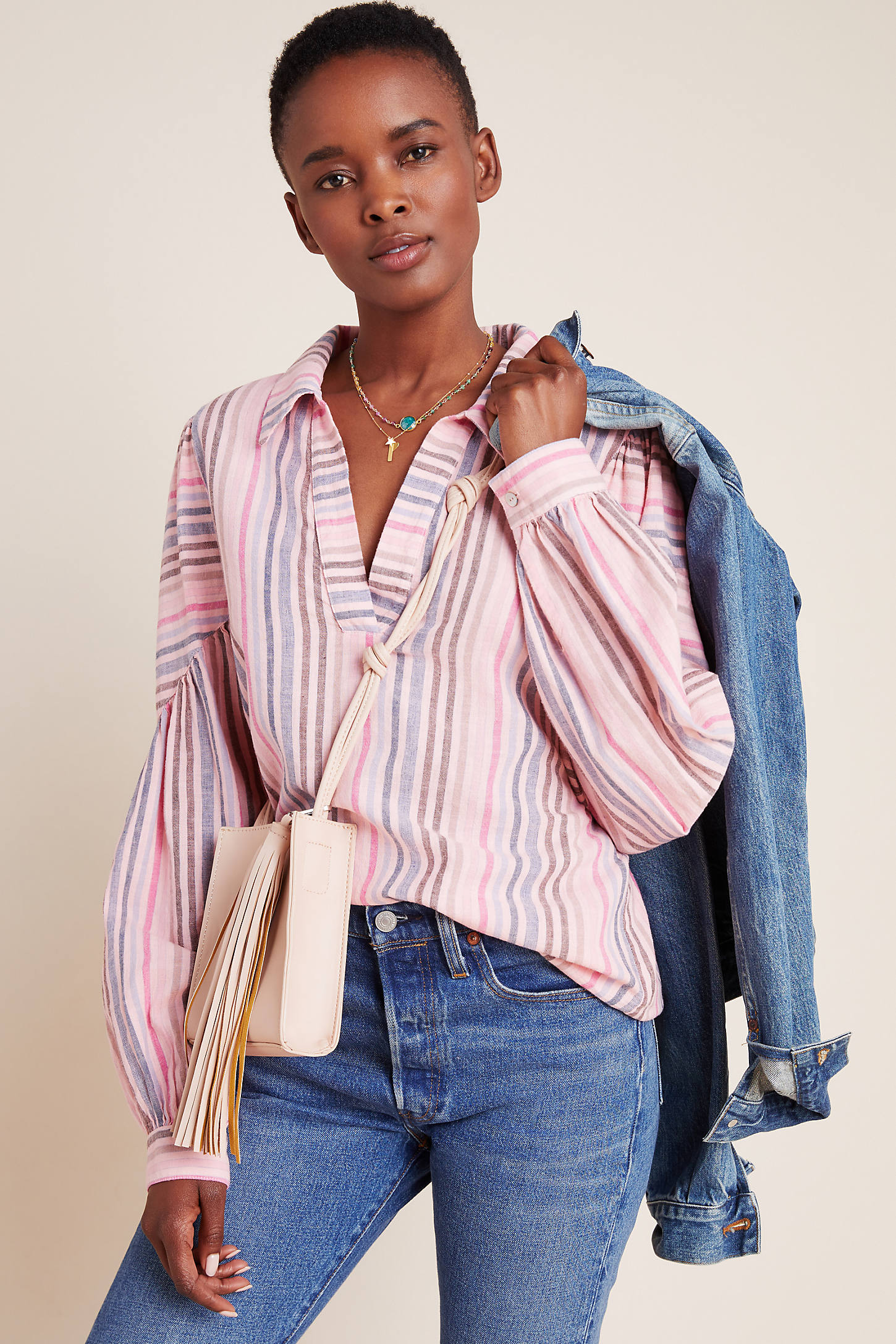 Amadi Allaire Blouse In Pink