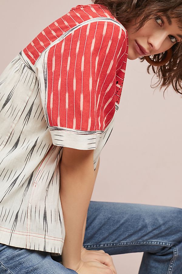 Slide View: 1: Ikat Swing Top