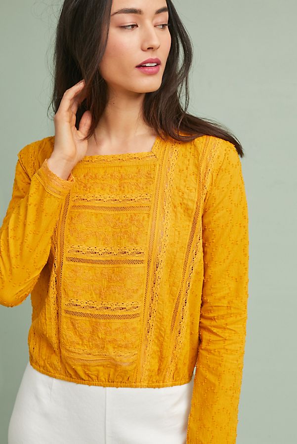Slide View: 1: Rani Lace Pullover