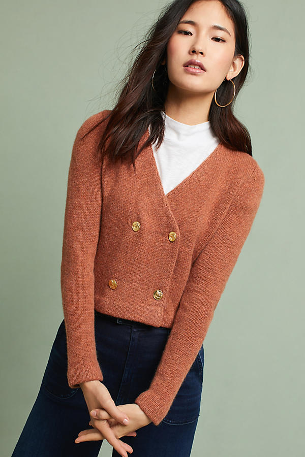 Slide View: 1: Halford Cropped Cardigan