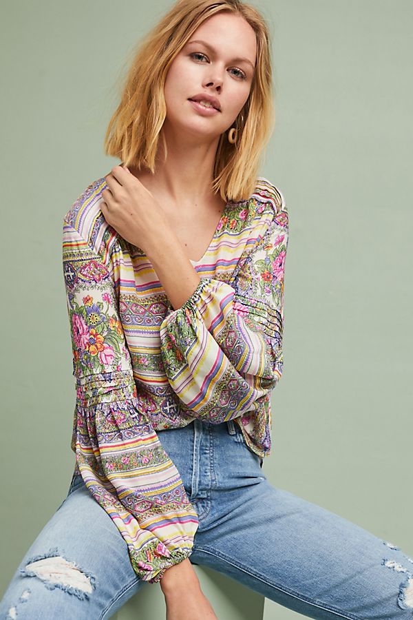Slide View: 1: Ceresco Peasant Top