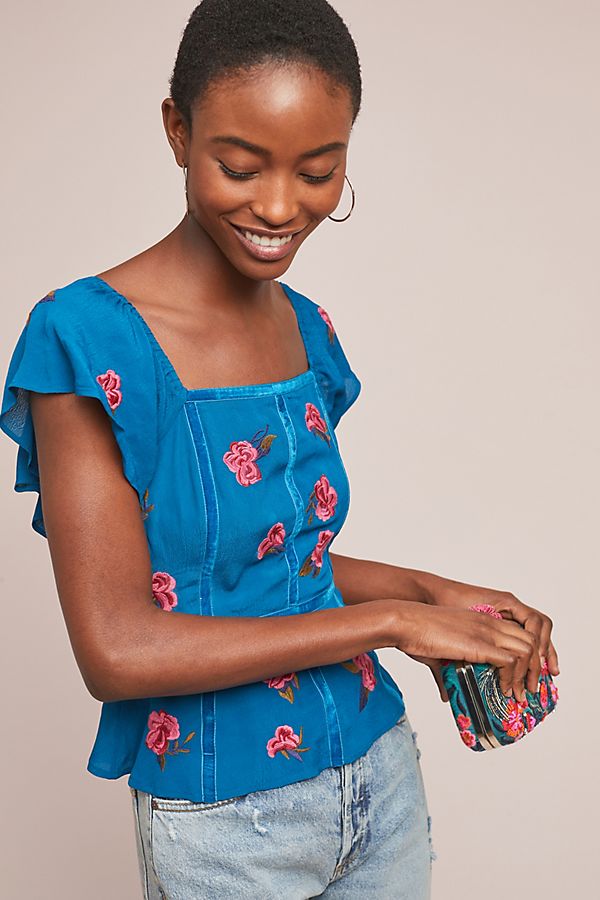 Slide View: 1: Naomi Fitted Top