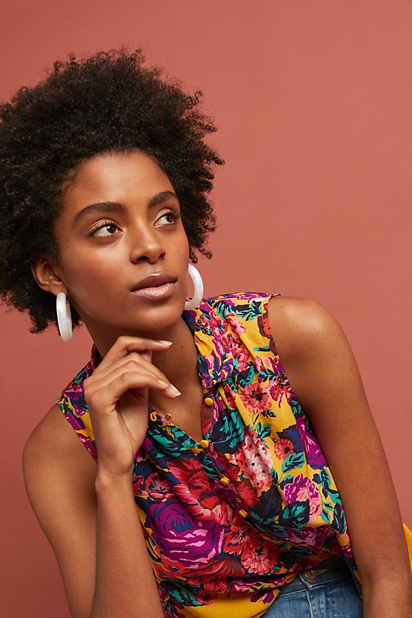 Slide View: 1: Cecilia Floral Top