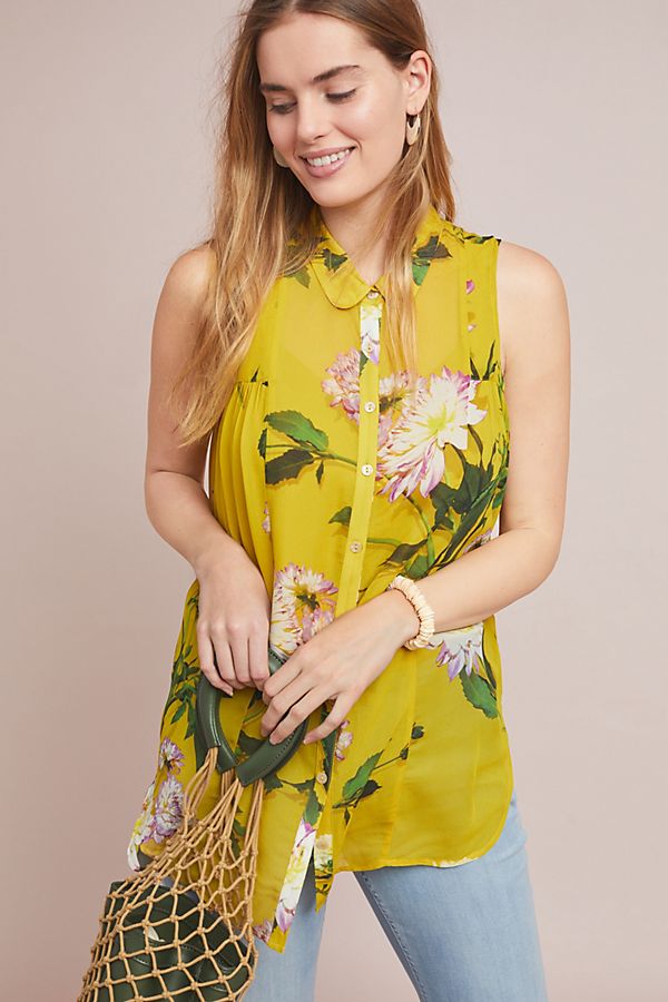 Slide View: 1: Duchess Sleeveless Buttondown