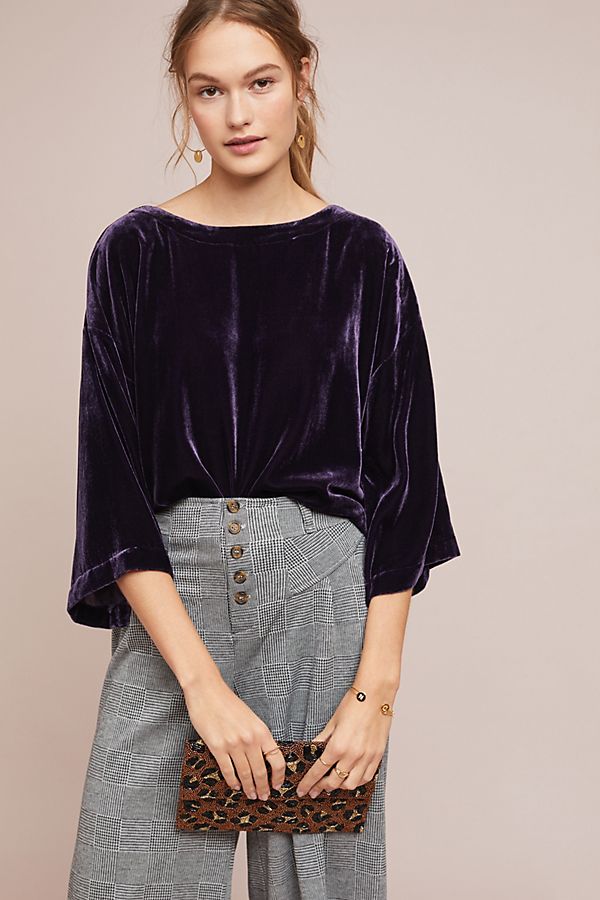 Slide View: 1: Romantic Velvet Top