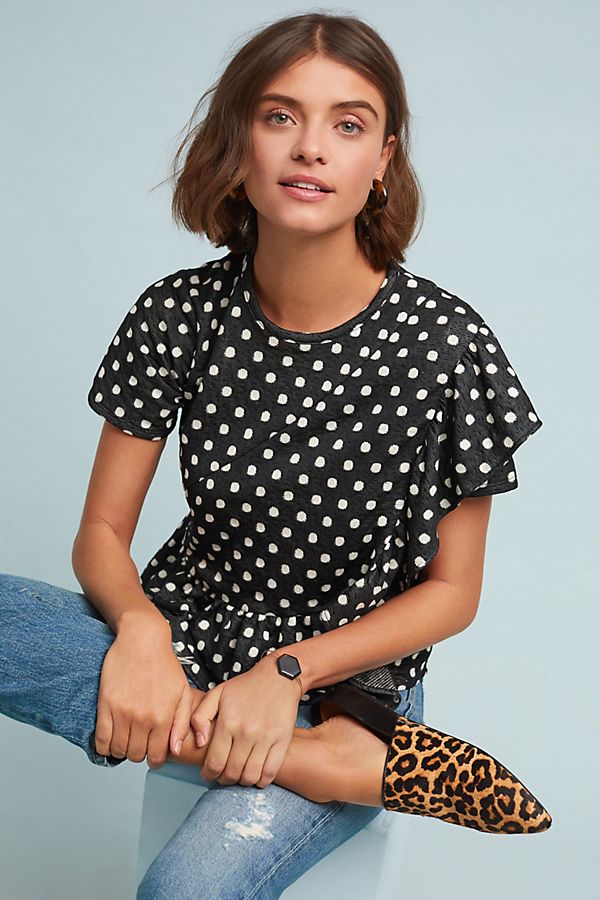 Slide View: 1: Ginger Peplum Top