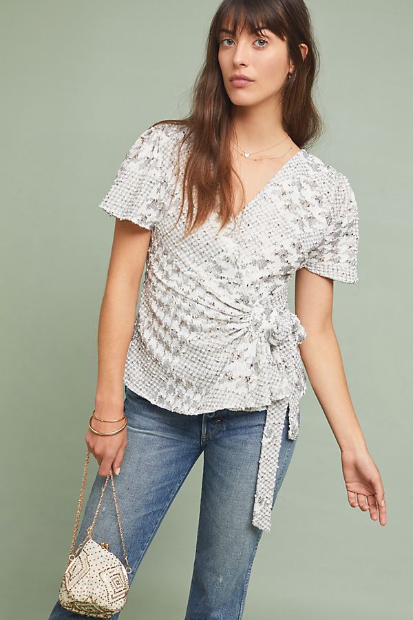 Slide View: 1: Houndstooth Top