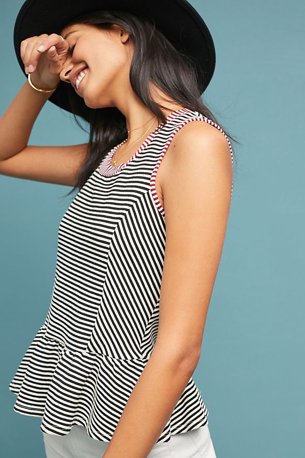 Slide View: 1: Belmar Peplum Tank