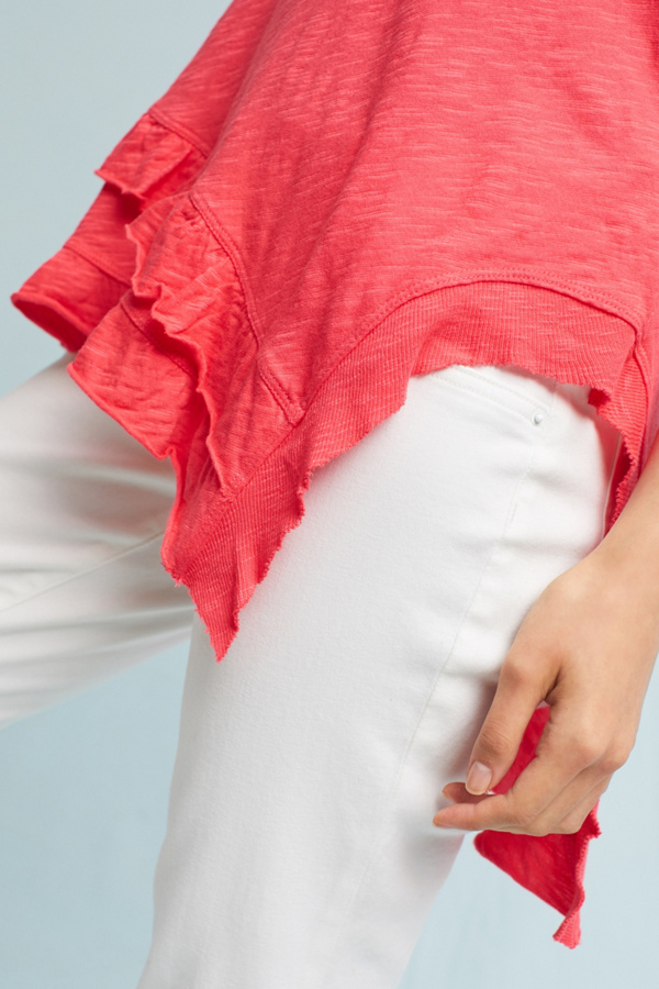 Slide View: 3: Lennie Ruffled Hem Tank