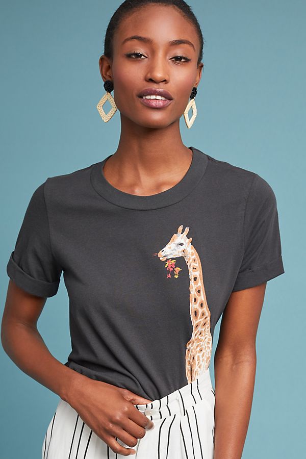 Slide View: 1: Sol Angeles Giraffe Graphic Tee