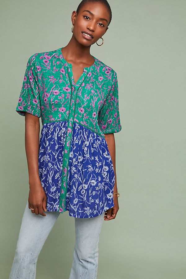 Slide View: 1: Veria Peplum Tunic