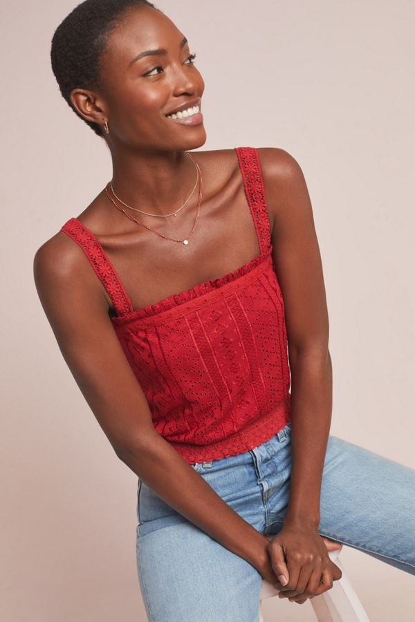 Antiope Eyelet Top