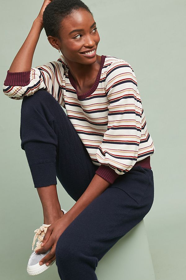 Slide View: 1: Picardy Striped Top