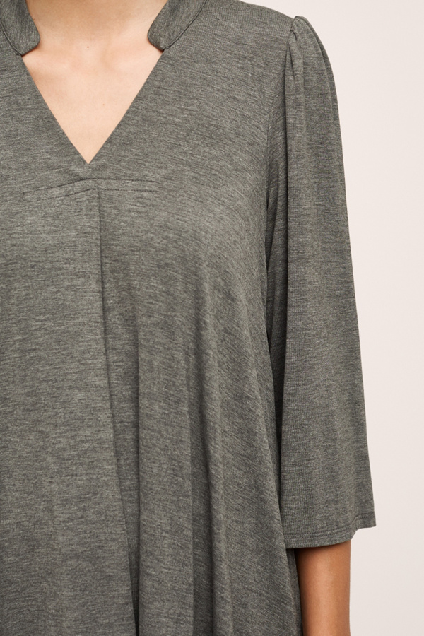 cropped peasant tee