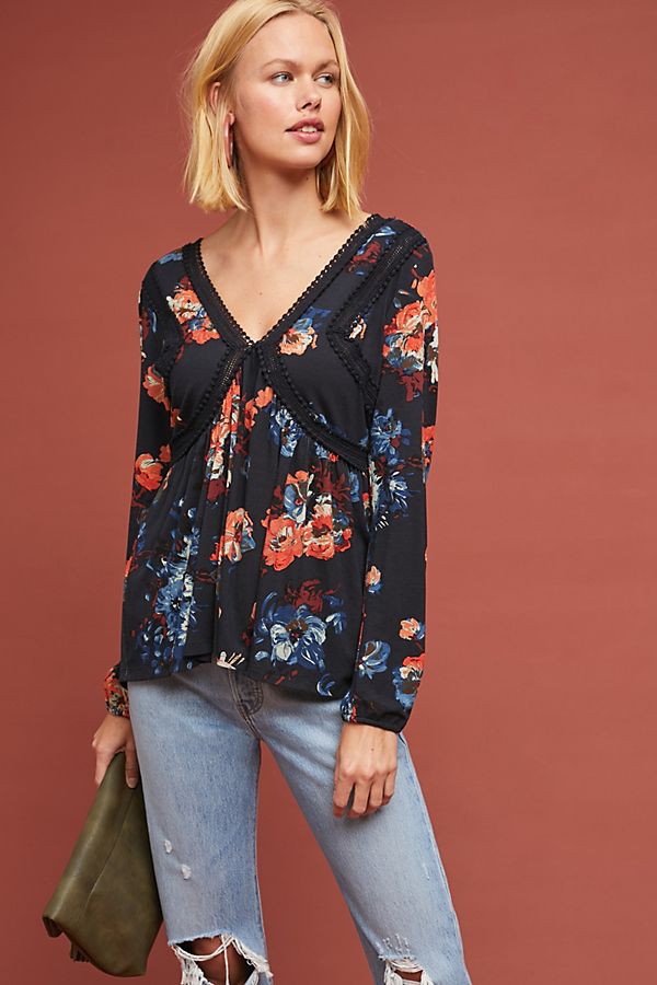 Slide View: 1: Riley Floral Top