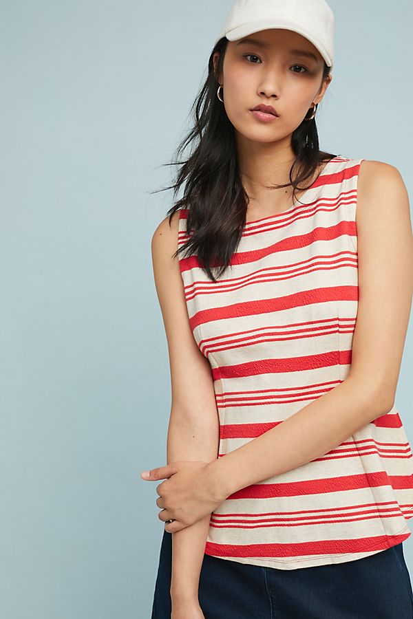 Slide View: 1: Mauritius Striped Top