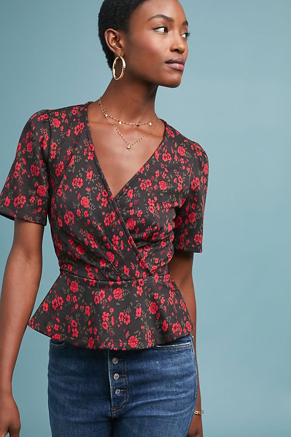 Slide View: 1: Heartland Floral Top