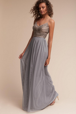 New Bridal Line Ruffled Empire Wedding Dress Romantic Bridal