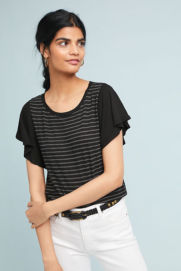 Slide View: 1: Roadtrip Flutter-Sleeve Tee