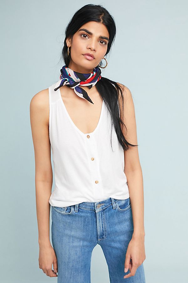 Slide View: 1: Sojourn Buttondown Tank
