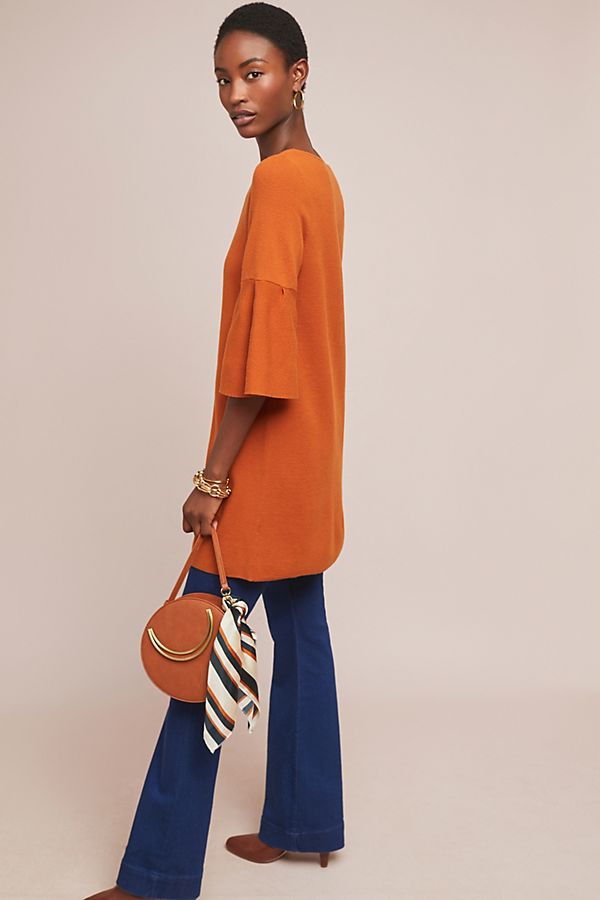 Slide View: 1: Chester Bell-Sleeved Sweater