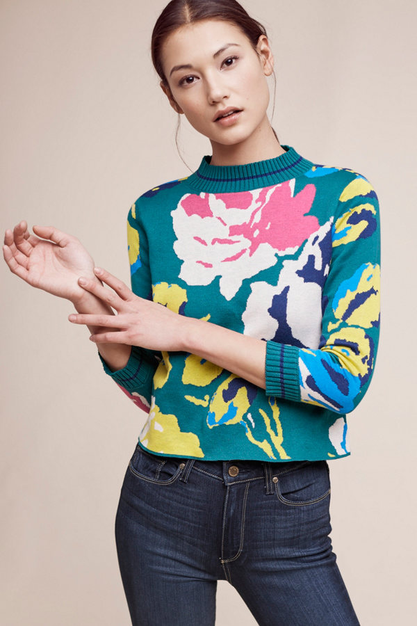 Laine Floral Pullover