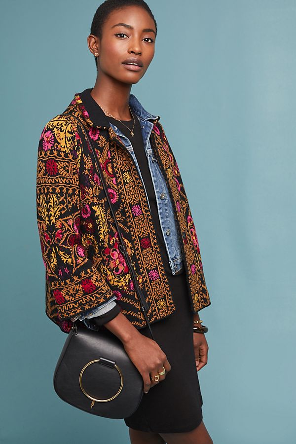 Slide View: 1: Payton Jacquard Jacket