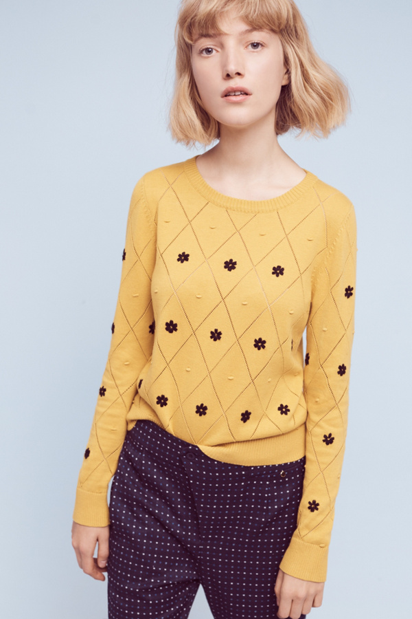 Diamond Daisy Pullover