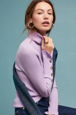 turtleneck button up