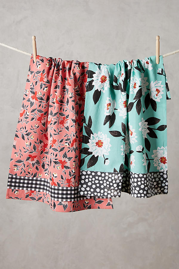 Slide View: 1: Petalpress Tea Towel Set