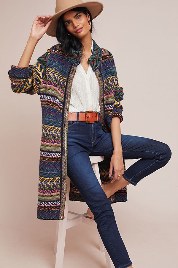 Slide View: 1: Oslo Sweater Coat