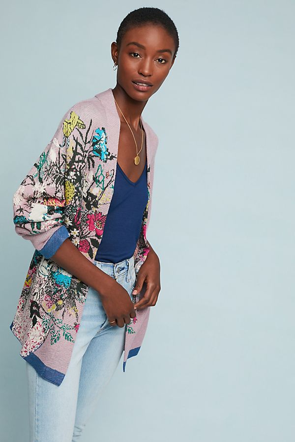 Slide View: 1: Agnes Floral Cardigan