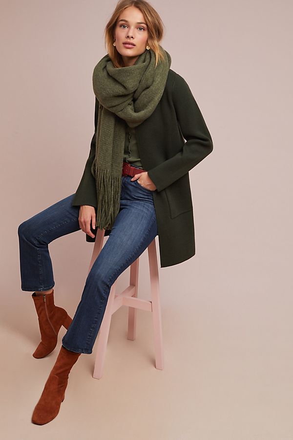 Slide View: 1: Evergreen Sweater Coat