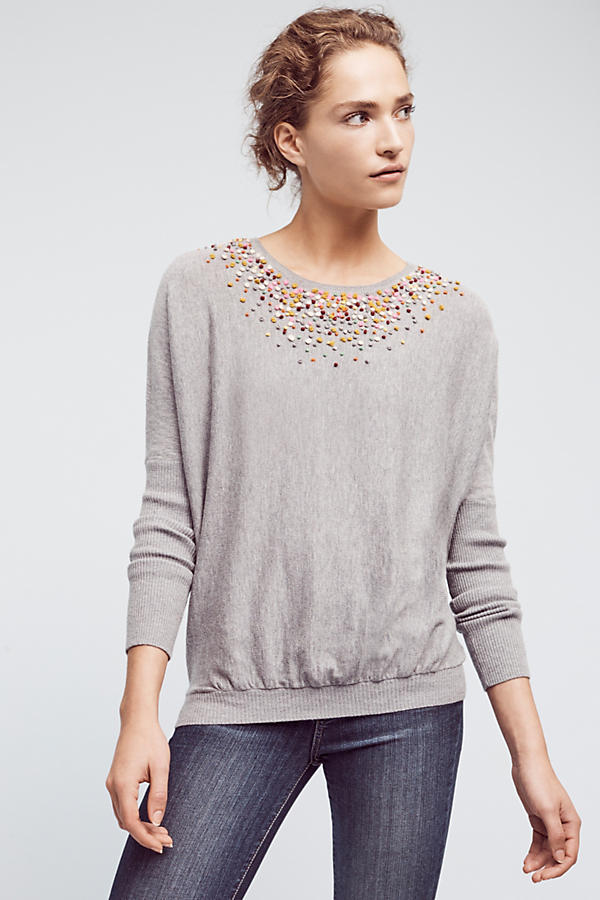 Knotted Confetti Pullover | Anthropologie