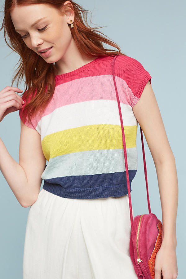 Slide View: 1: Beau Cropped Pullover