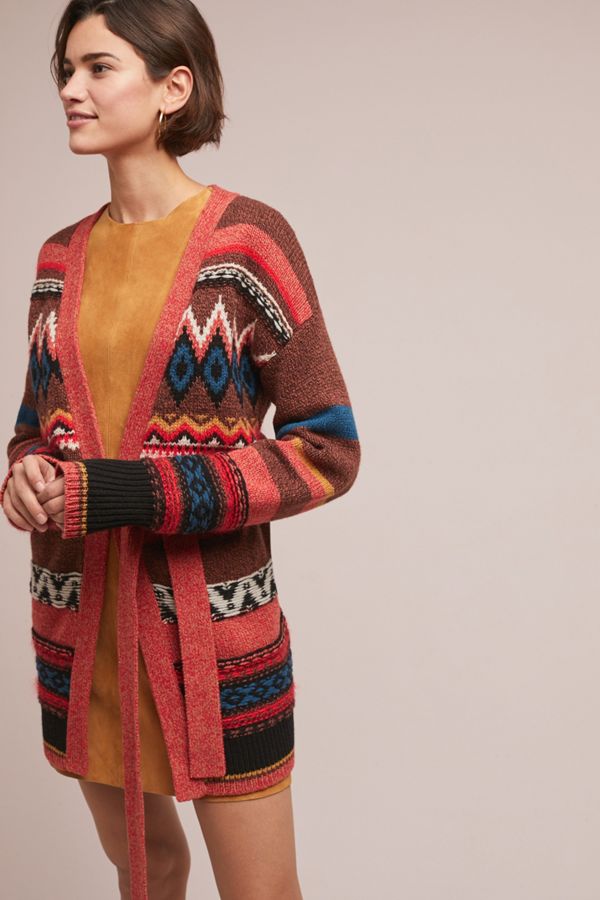 Frye Sadie Fair Isle Cardigan Anthropologie