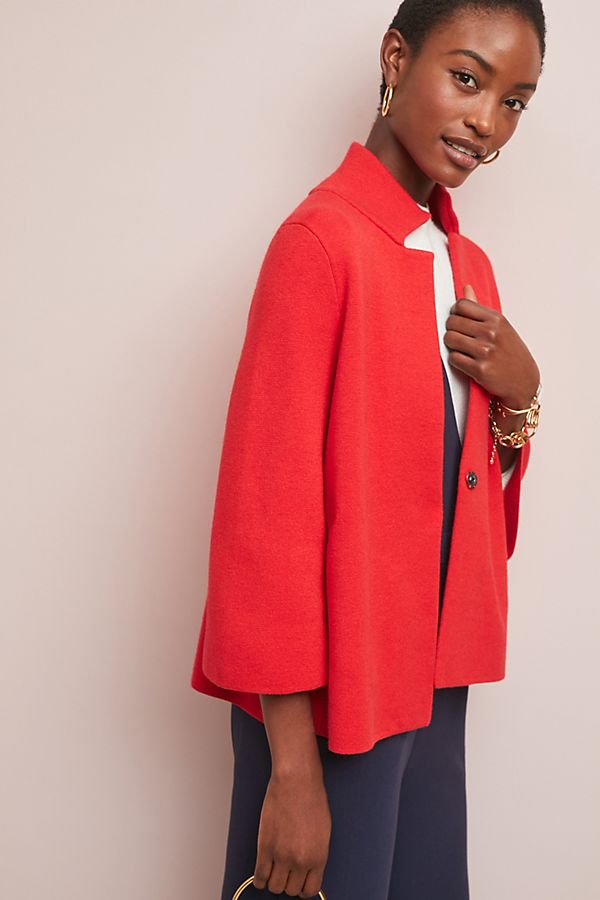 Slide View: 1: Sweater Blazer