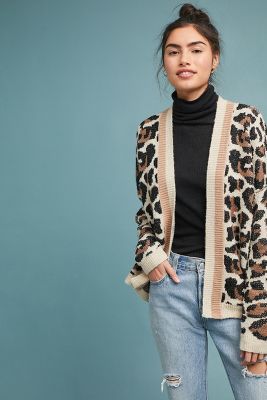 Luella Leopard Cardigan