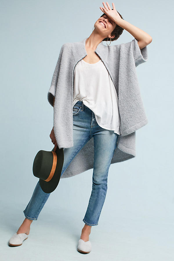 Slide View: 1: Alpaca Blend Poncho