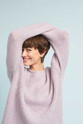 Distressed Oversized Sweater | Anthropologie
