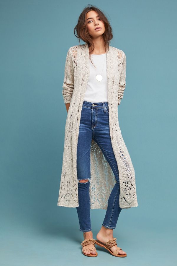 Abbott Crocheted Cardigan Anthropologie