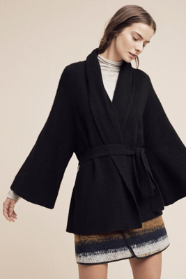 London Cashmere Wrap Cardigan Anthropologie