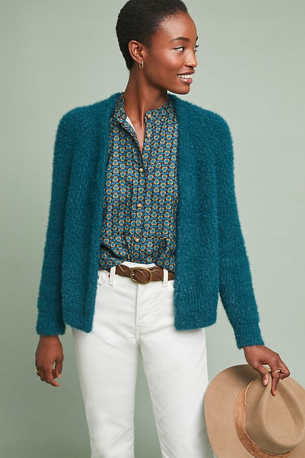 Slide View: 1: Northbound Eyelash Cardigan