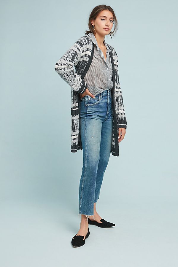 Slide View: 1: Freyja Plaid Sweater Coat