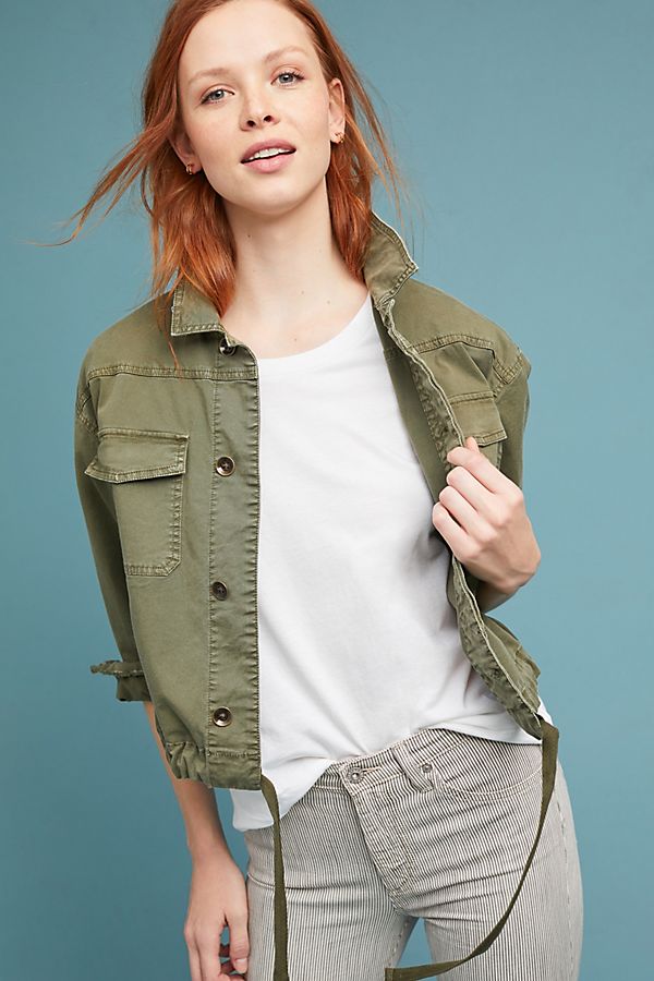 Embroidered Military Jacket | Anthropologie