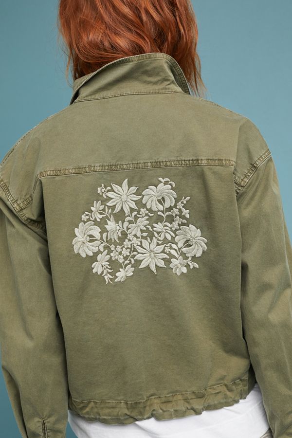 Embroidered Military Jacket Anthropologie