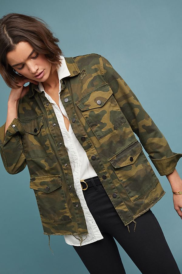 Slide View: 1: Jane Camo Jacket